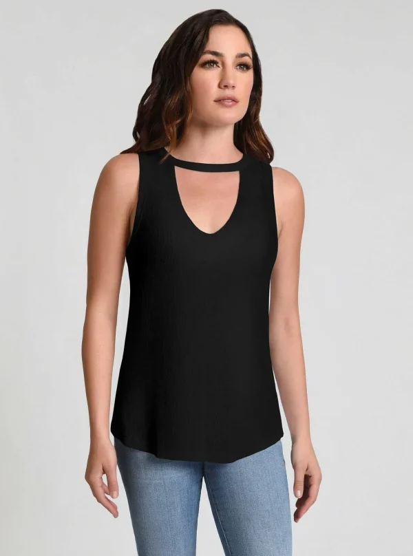 Women Blanc Noir Tops*Amara V Neck Top