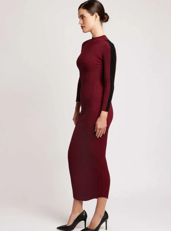 Women Blanc Noir Sweaters*Blair Mock Neck Dress