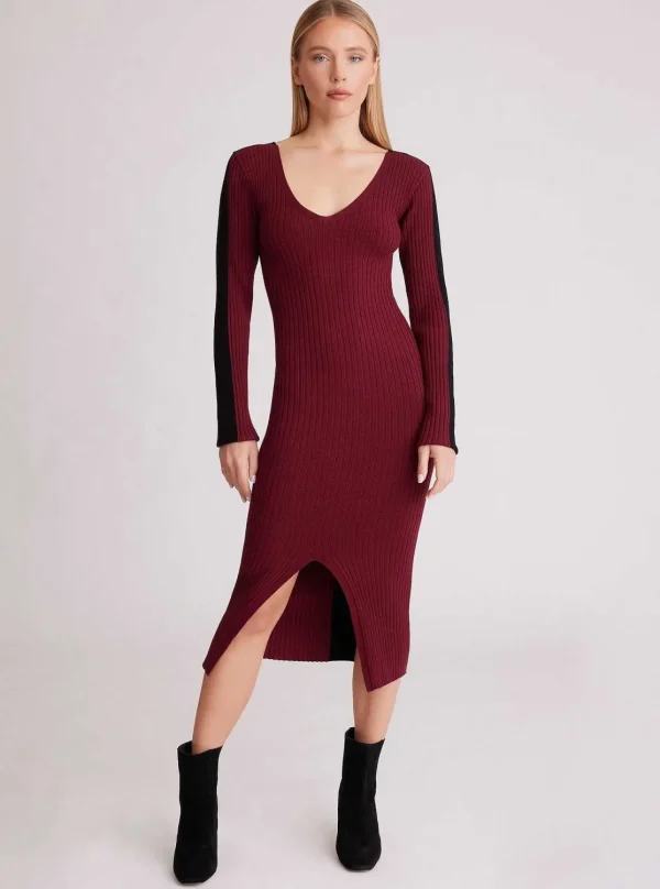 Women Blanc Noir Sweaters*Blair V Neck Sweater Dress