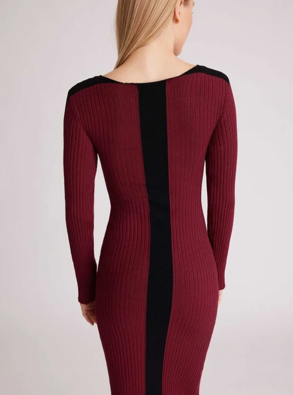 Women Blanc Noir Sweaters*Blair V Neck Sweater Dress