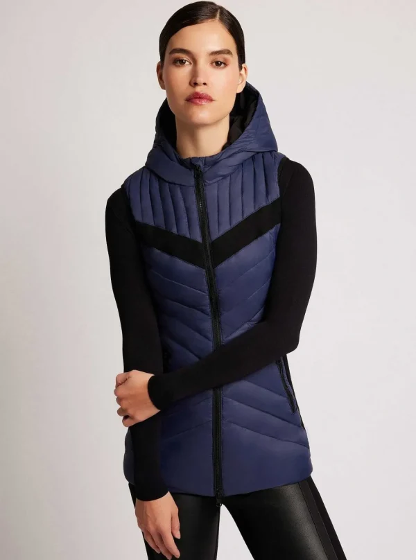 Women Blanc Noir Puffers & Coats*Elongated Puffer Vest