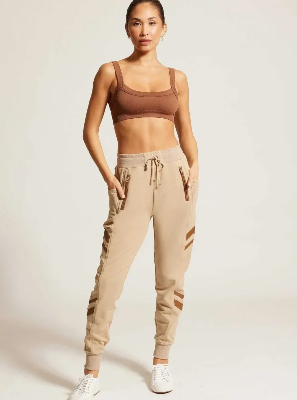 Women Blanc Noir Travel*Katia Jogger Gold Trims