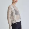 Women Blanc Noir Tops*Lace Up Sweatshirt