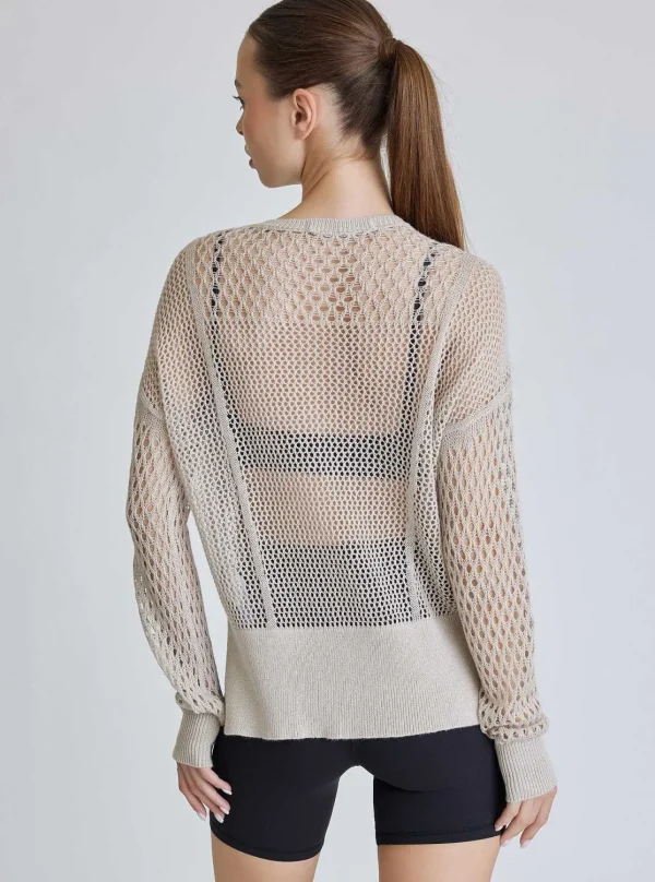 Women Blanc Noir Tops*Lace Up Sweatshirt