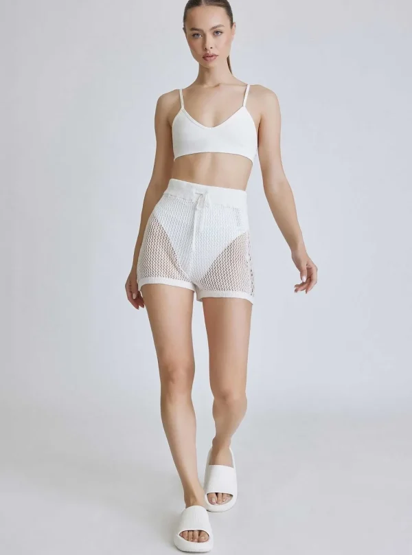 Women Blanc Noir Bottoms*Margot Crochet Short -