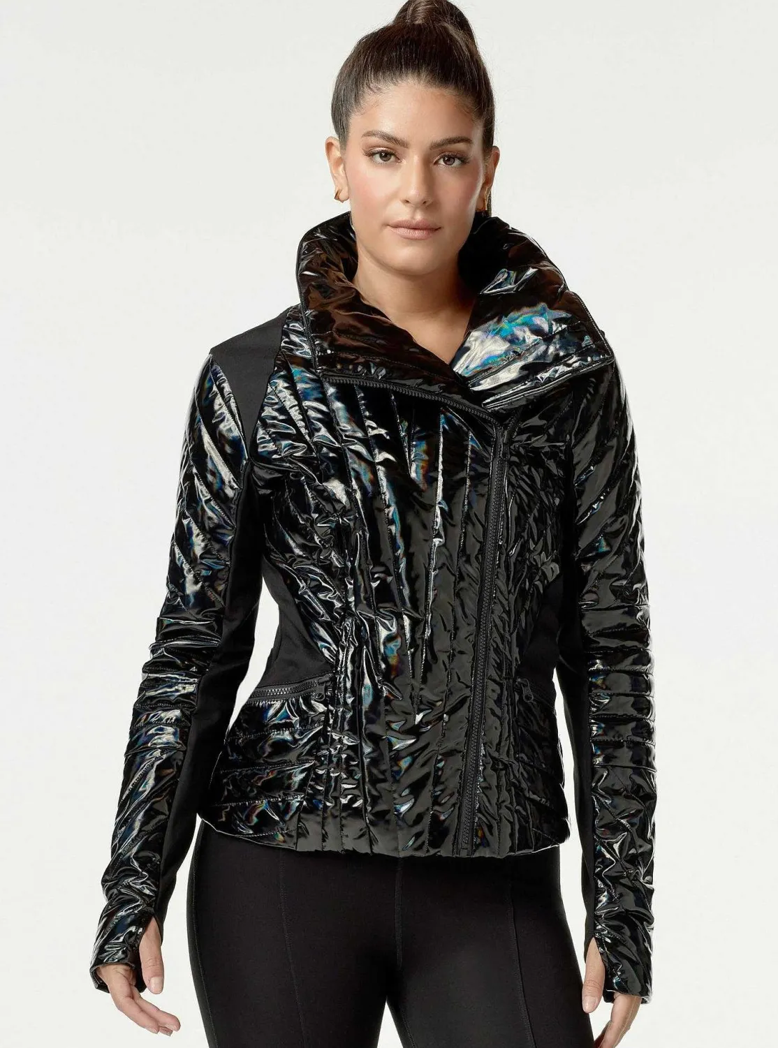 motion_panel_puffer_2.webp Women Blanc Noir Puffers & Coats*Motion Panel Puffer