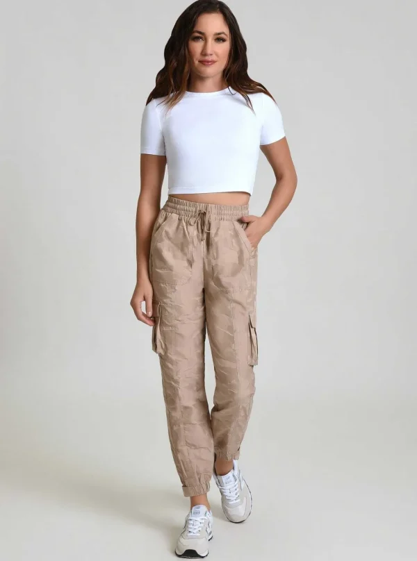 Women Blanc Noir Bottoms*New Camo Pant
