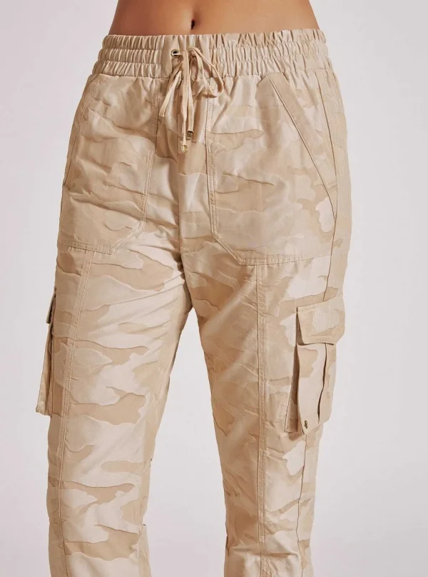 Women Blanc Noir Bottoms*New Camo Pant Gold Trims
