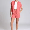Women Blanc Noir Chambray Blue*Phoenix Tencel Short