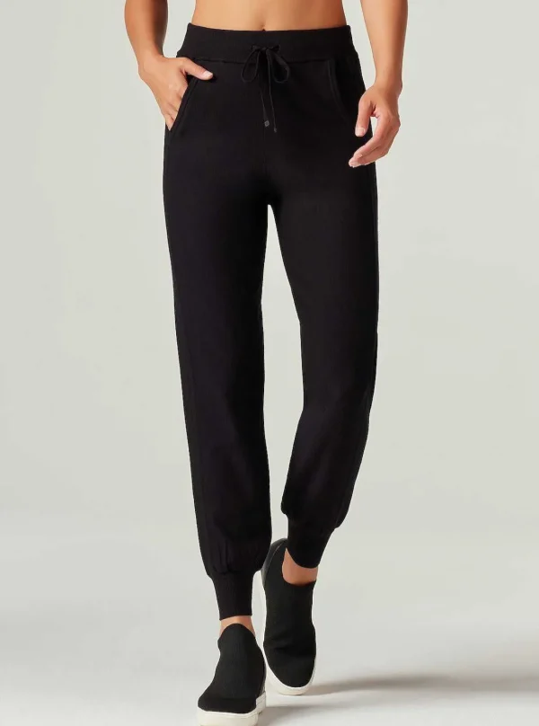 Women Blanc Noir Bottoms*Portola Jogger