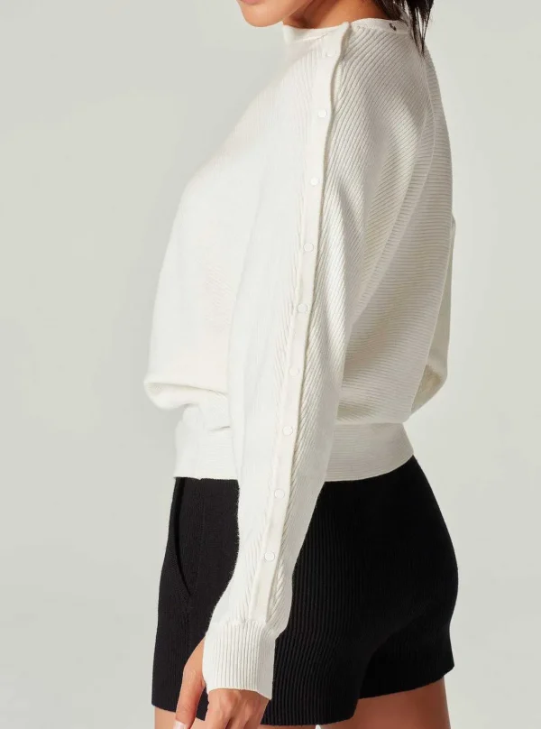 Women Blanc Noir Sweaters*Portola Sweater