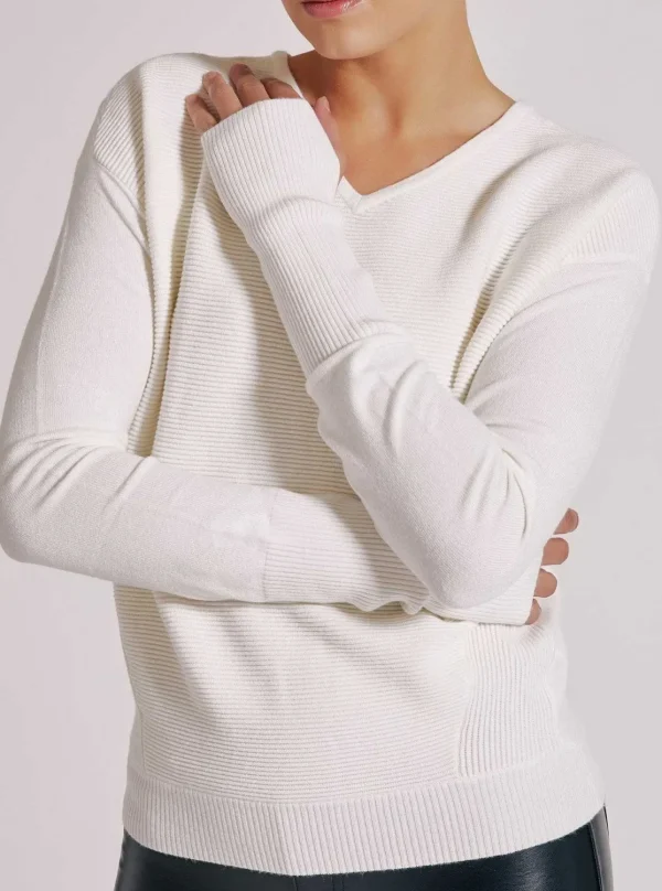 Women Blanc Noir Sweaters*Portola V Neck