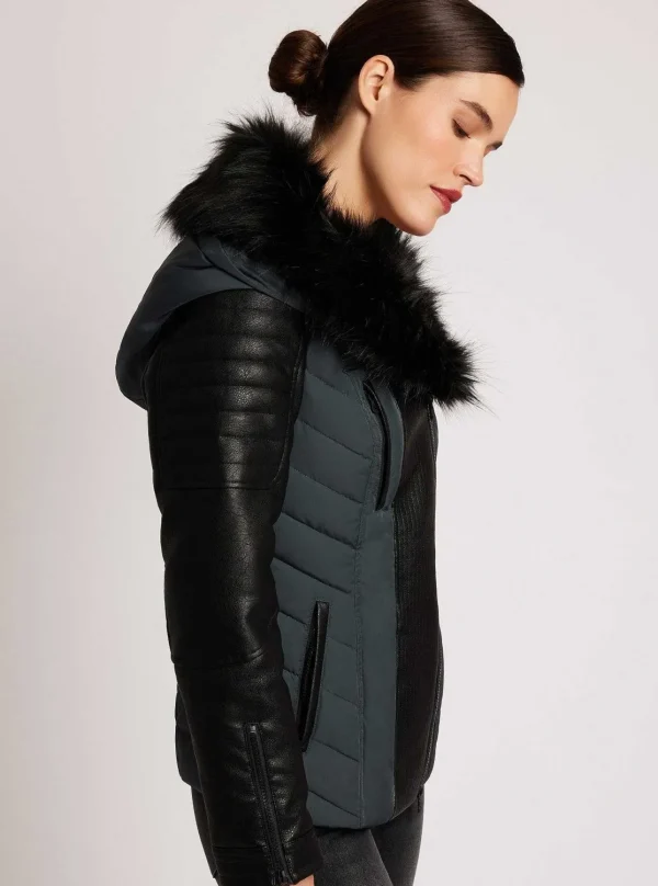 Women Blanc Noir Puffers & Coats*Sophia Hooded Jacket