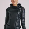 Women Blanc Noir Motos*Voyage Hooded Moto