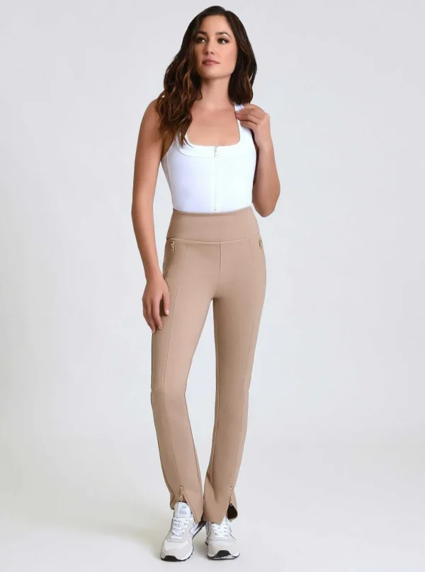 Women Blanc Noir Tops*Zip Front Bodysuit